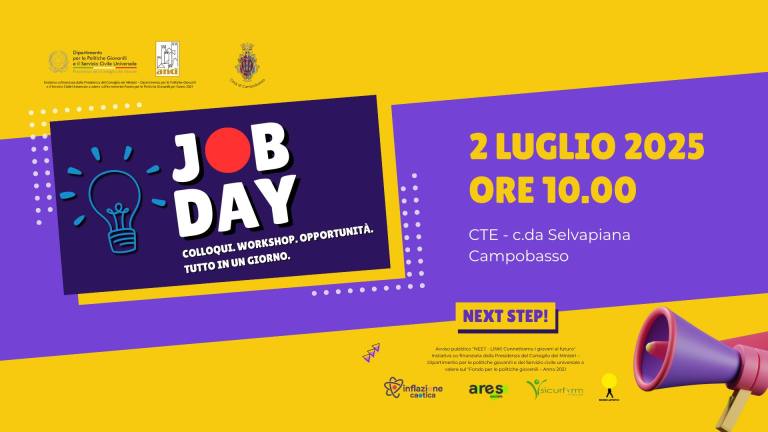 JOB DAY. Colloqui. Workshop. Opportunità. Tutto in un giorno.